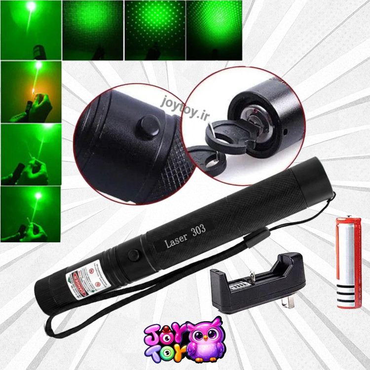 لیزر پوینتر خارجی مدل 303 شارژر دار